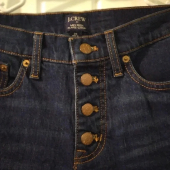 J crew mid-rise flare cropped jeans-26 like new - Picture 8 of 9